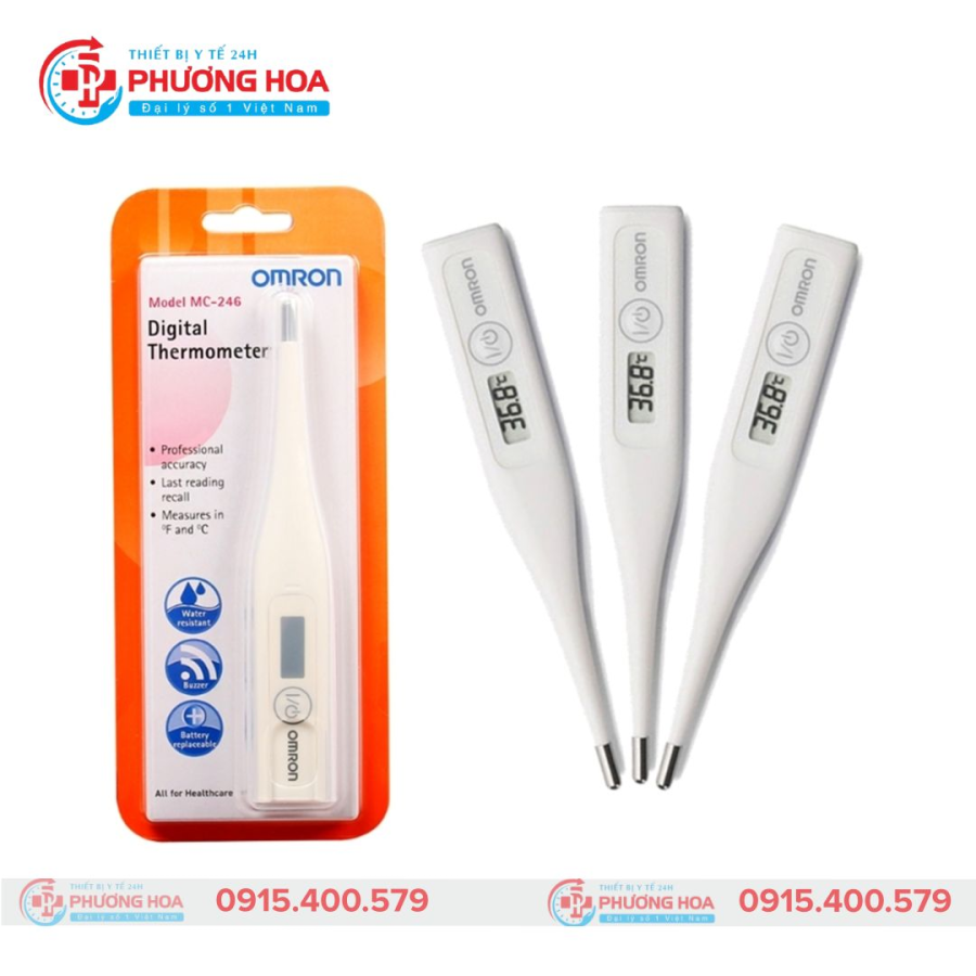 Nhiệt kế điện tử Omron MC-246